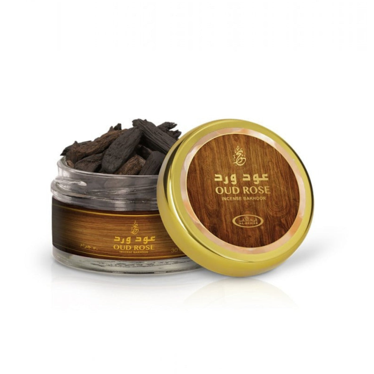 Bakhoor Oud Rose Incense 30g Al Rehab
