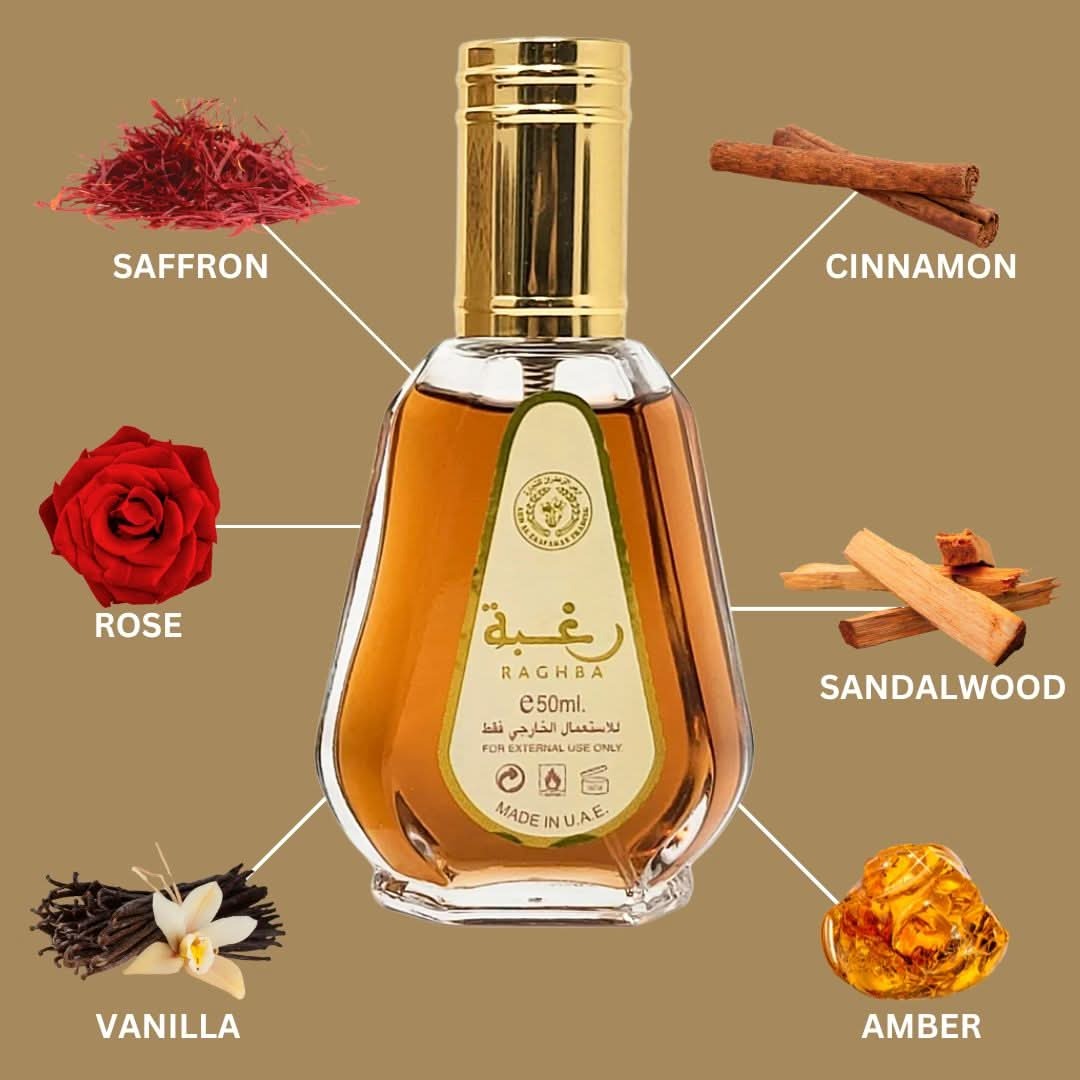 Raghba Eau de Parfum 50ml Ard Al Zaafaran