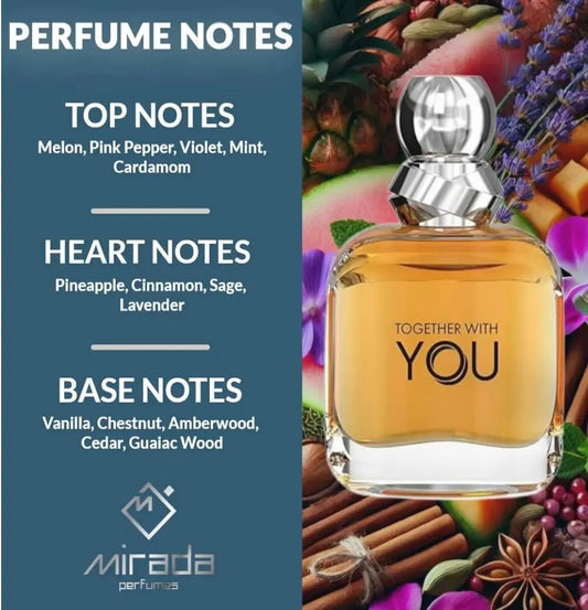 Together With You Eau de Parfum 100ml by Mirada