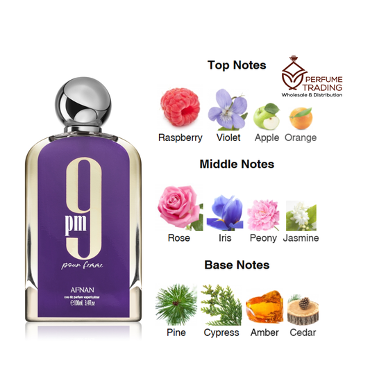 9pm Pour Femme 100ml Eau de Parfum Afnan