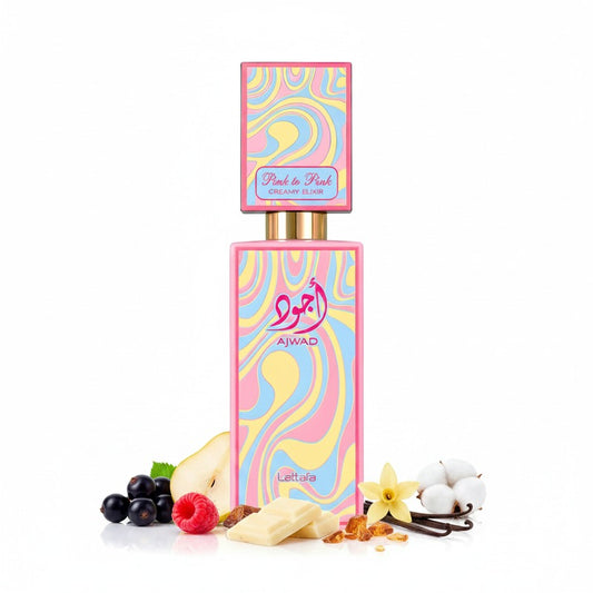 Ajwad Pink to Pink Creamy Elixir EDP 60ml Lattafa