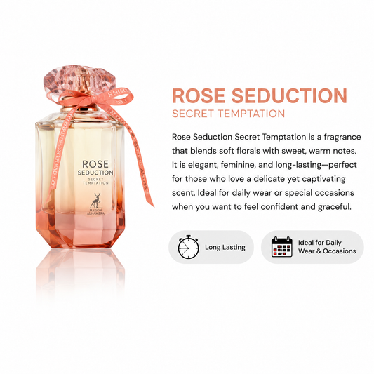 Rose Seduction Secret Temptation EDP 100ml Fragrance World