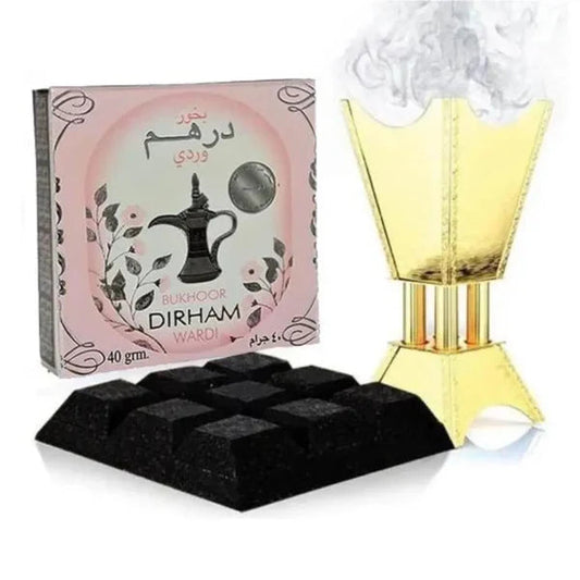 Dirham Wardi Bakhoor Incense 40g Ard Al Zaafaran x12