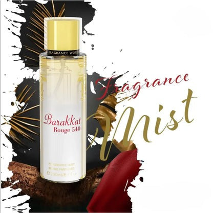 Barakkat Rouge 540 Body Mist 250ml Fragrance World
