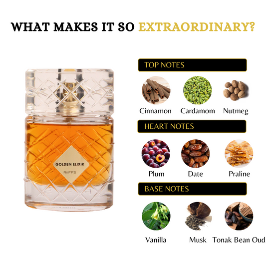 Golden Elixir Extrait de Parfum 100ml Riiffs Perfumes