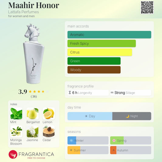 Maahir Honor Eau de Parfum 100ml Lattafa
