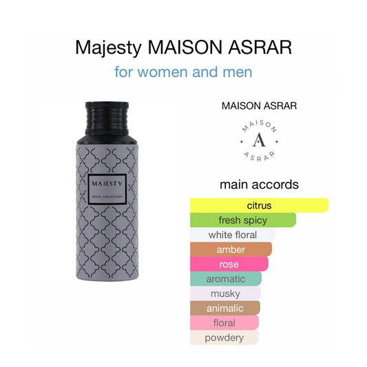 Majesty Eau de Parfum 100ml Maison Asrar