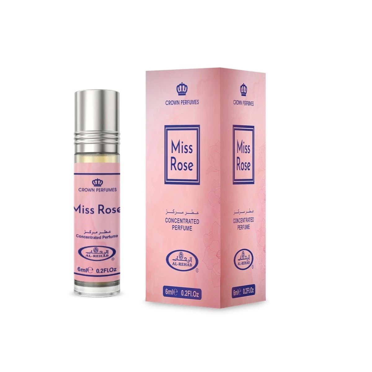 Al Rehab Miss Rose Perfume Oil 6ml x6