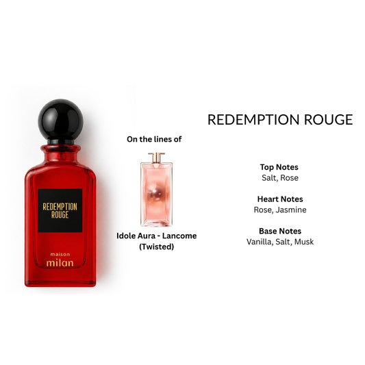 Redemption Rouge Eau de Parfum 90ml Maison Milan