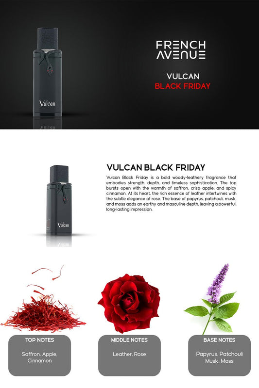 Vulcan Black Friday Edition Eau de Parfum 100ml French Avenue