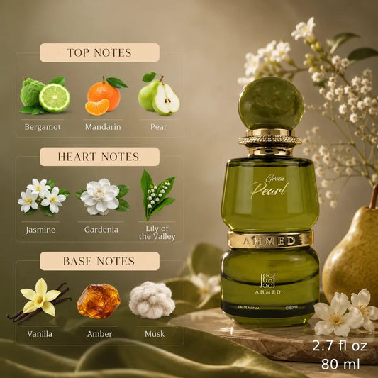 Green Pearl 80ml Eau de Parfum Ahmed Al Maghribi