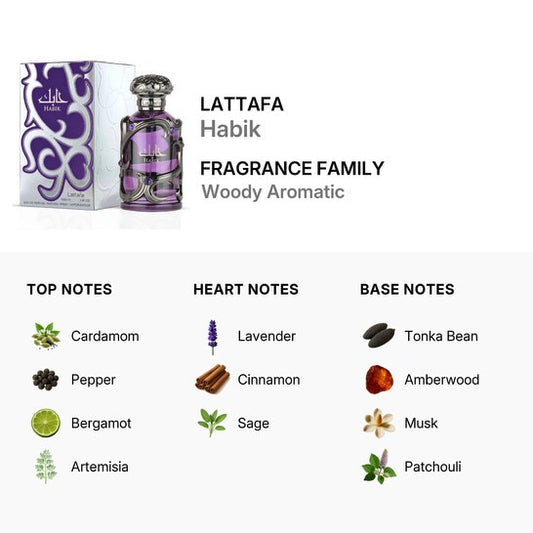 Habik Men Eau de Parfum 100ml Lattafa