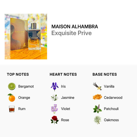 Exquisite Privé Eau de Parfum 100ml Maison Alhambra