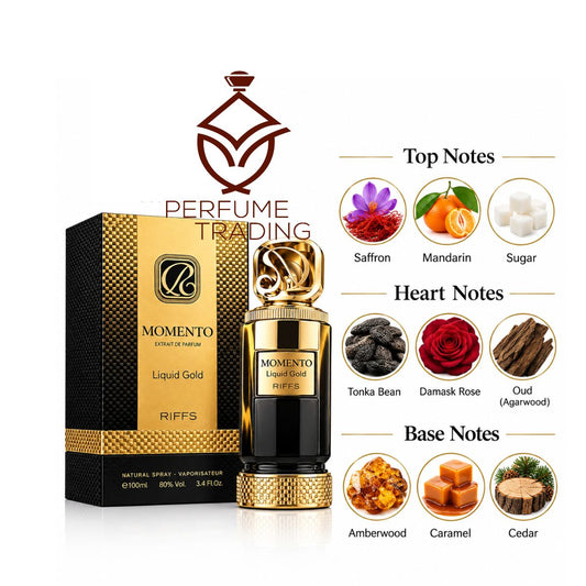 Momento Liquid Gold 100ml Extrait de Perfume Extract Riiffs
