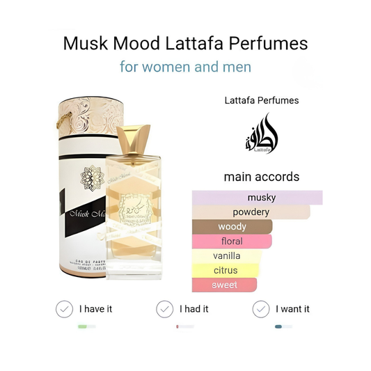 Musk Mood Eau de Parfum 100ml Lattafa