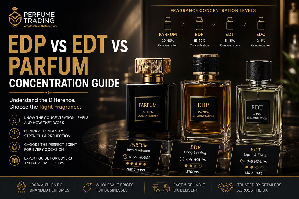EDP vs EDT vs Parfum: The Perfume Concentration Guide
