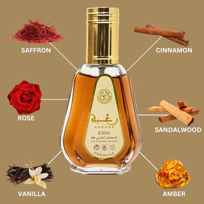 Raghba Eau de Parfum 50ml Ard Al Zaafaran