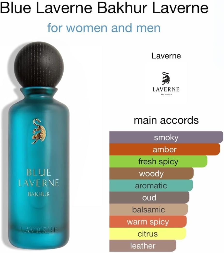 Blue Laverne Bakhur Eau de Parfum 100ml Laverne