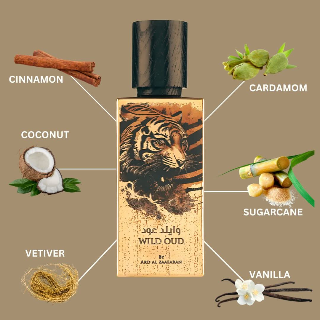 Wild Oud Eau de Parfum Spray 60ml Ard Al Zaafaran