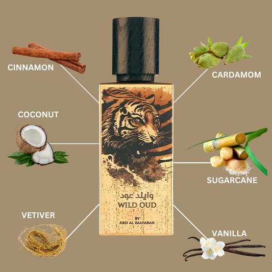 Wild Oud Eau de Parfum Spray 60ml Ard Al Zaafaran