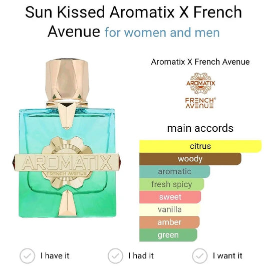 Sun Kissed Eau de Parfum 100ml Aromati X French Avenue