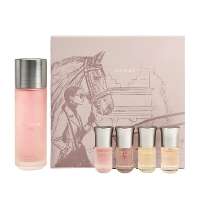Arrogate Pink Luxury Collection 5-Piece Premium Perfume Gift Set by Assaf
