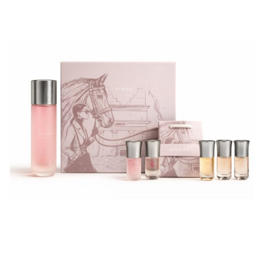 Arrogate Pink Luxury Collection 5-Piece Premium Perfume Gift Set by Assaf