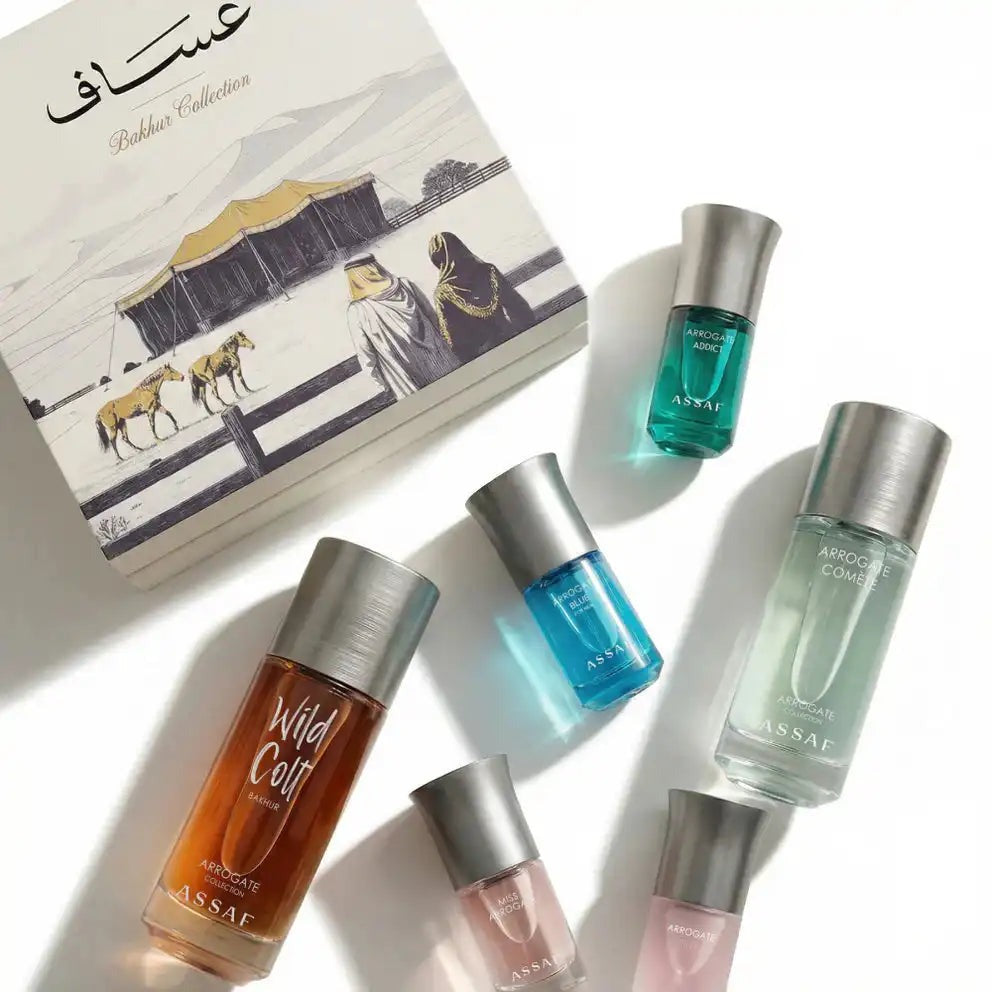 Arabian Heritage Bakhur Fragrance Gift Set – 6 Pieces