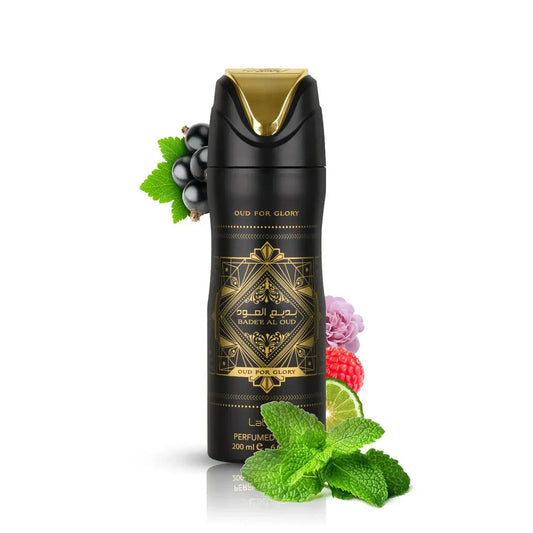 Badee Al Oud Deodorant Body Spray 200ml Lattafa x12