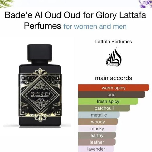 Badee Al Oud Oud for Glory Eau de Parfum 100ml Lattafa