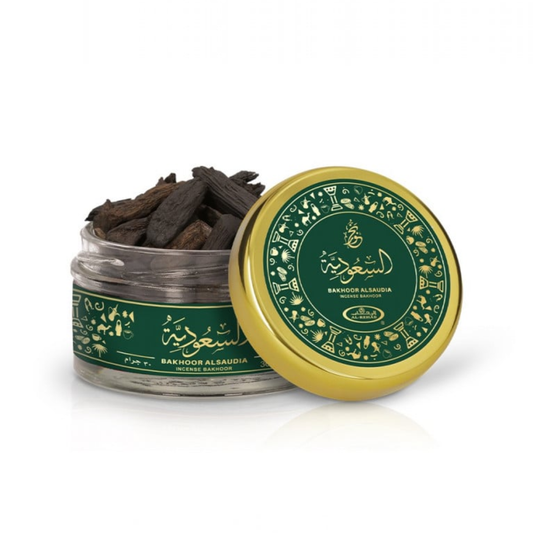 Bakhoor Al Saudia Incense 30g Al Rehab