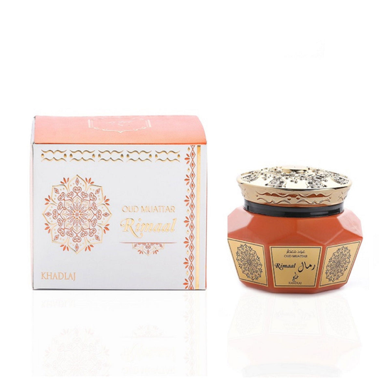 Bakhoor Oud Muattar Rimaal Incense 40g Khadlaj