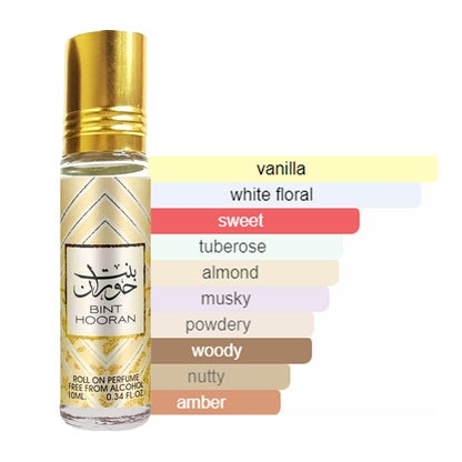 Bint Hooran Eau de Parfum Oil 10ml Ard Al Zaafran x12