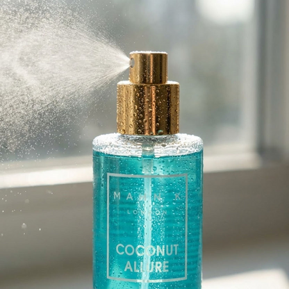 Coconut Allure Body Fragrance Mist 250ml Creamy Coconut Warm Vanilla Sandalwood