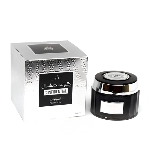 Confidential Platinum Bakhoor Incense 50g Lattafa