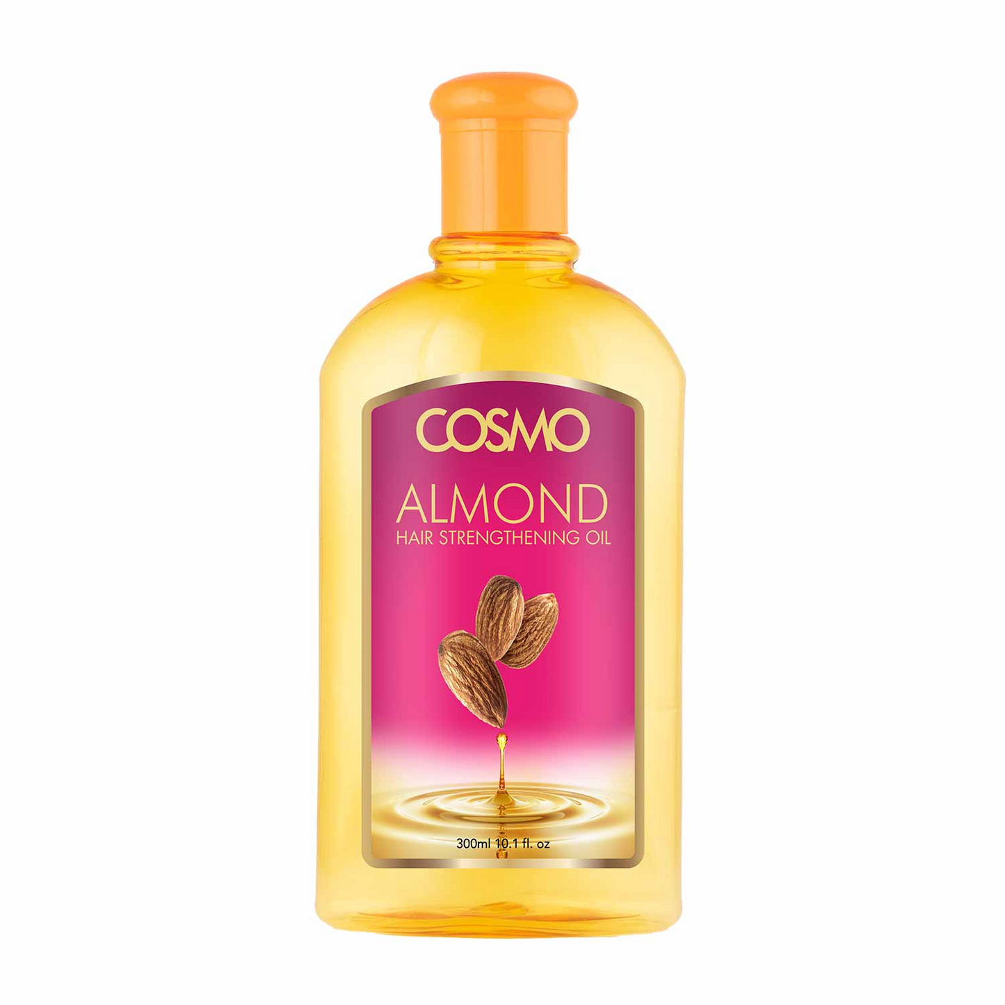 Cosmo Almond Hair Oil 300ml Nourishing Hair Oil with Pure Almond Oil x6