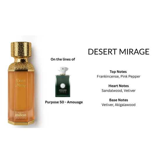 Desert Mirage Eau de Parfum 100ml Maison Milan