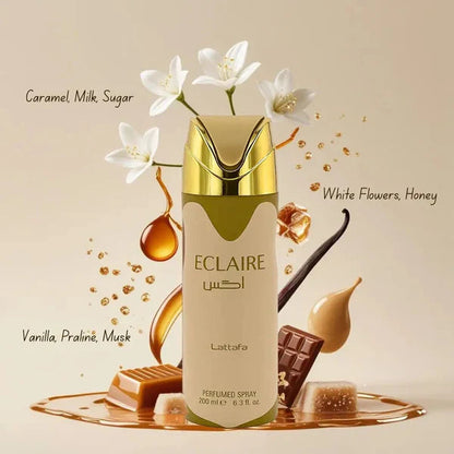 Eclaire Deodorant Body Spray 200ml Lattafa x12