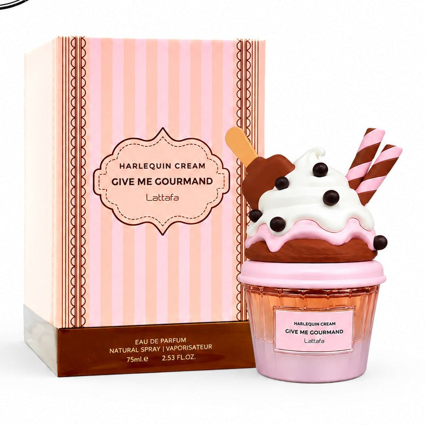 Give Me Gourmand Harlequin Cream by Lattafa 75ml Eau de Parfum