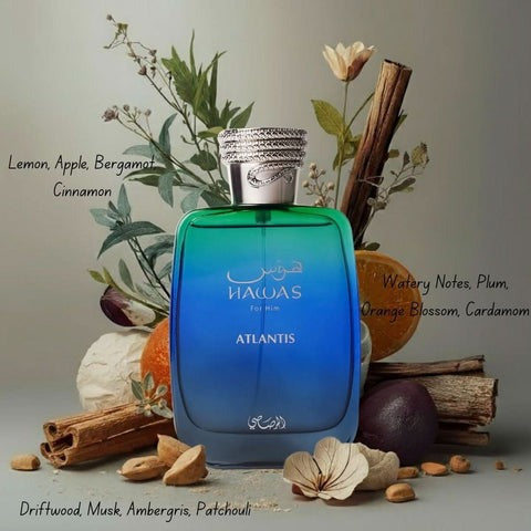Hawas Atlantis Eau de Parfum 100ml Rasasi