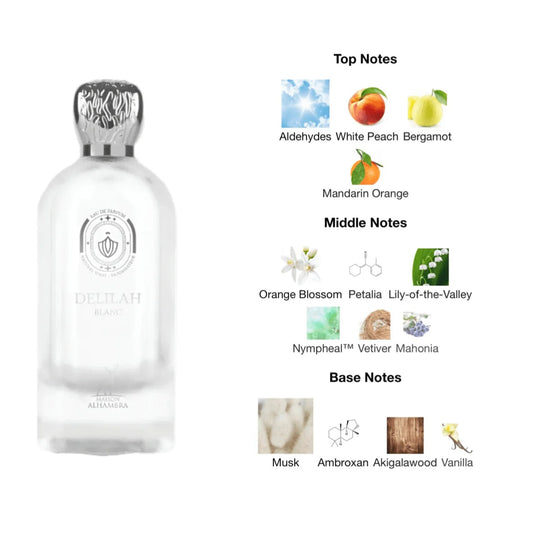 Delilah Blanc Eau de Parfum 100ml Maison Alhambra