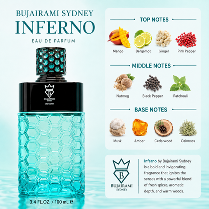 Inferno by Bujairami Extrait de Parfum 100ml Bujairami