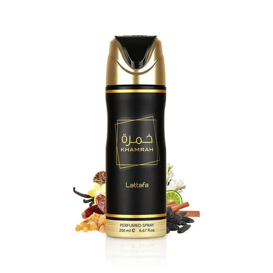 Khamrah Deodorant Body Spray 200ml Lattafa x12