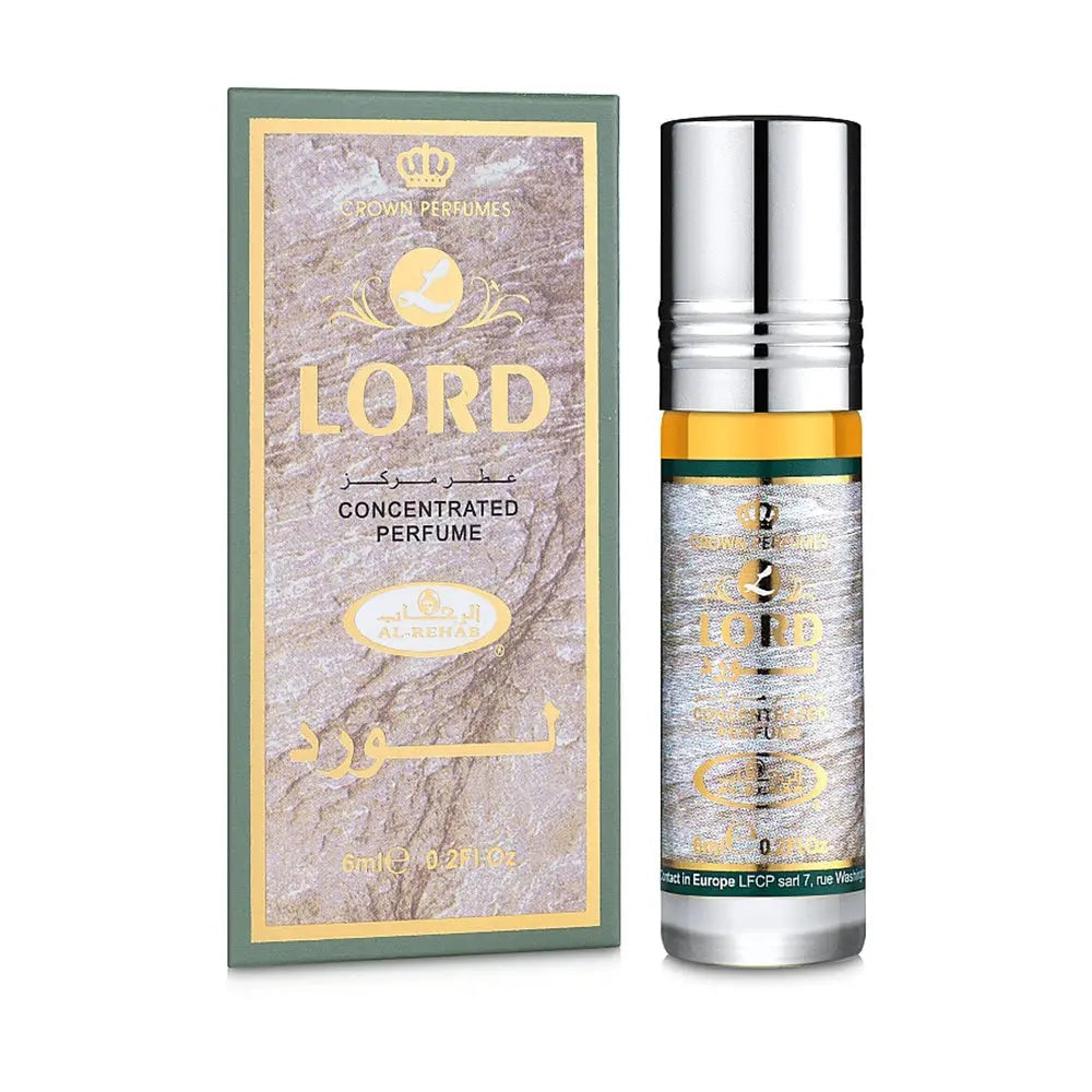 Lord  Perfume Oil 6ml Al Rehab x6