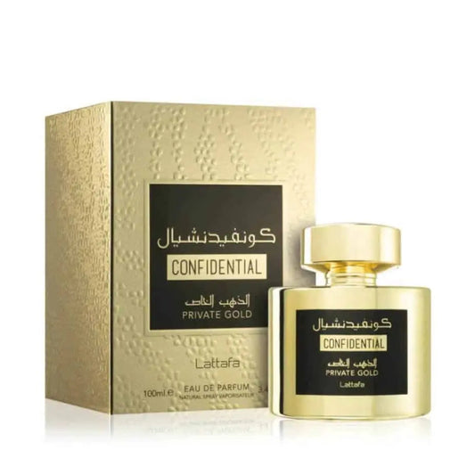 Confidential Private Gold Eau de Parfum 100ml Lattafa Wholesale