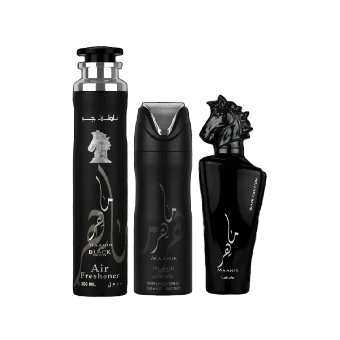 Maahir Black Edition 3 Piece Gift Set Lattafa