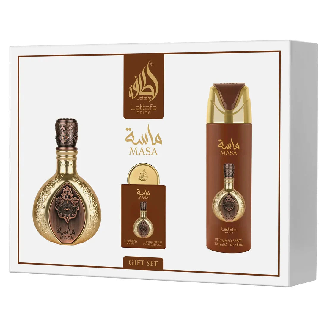 Masa 3 piece Gift Set Lattafa Pride