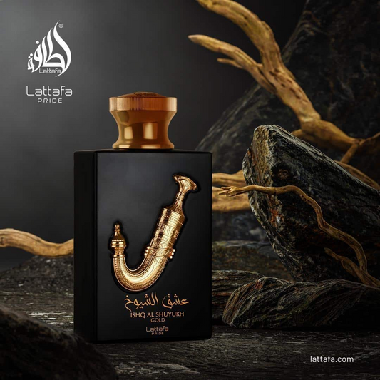 Ishq Al Shuyukh Gold Eau de Parfum 100ml Lattafa Pride