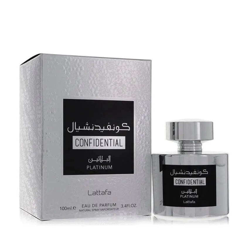 Confidential Platinum Eau de Parfum 100ml Lattafa Wholesale