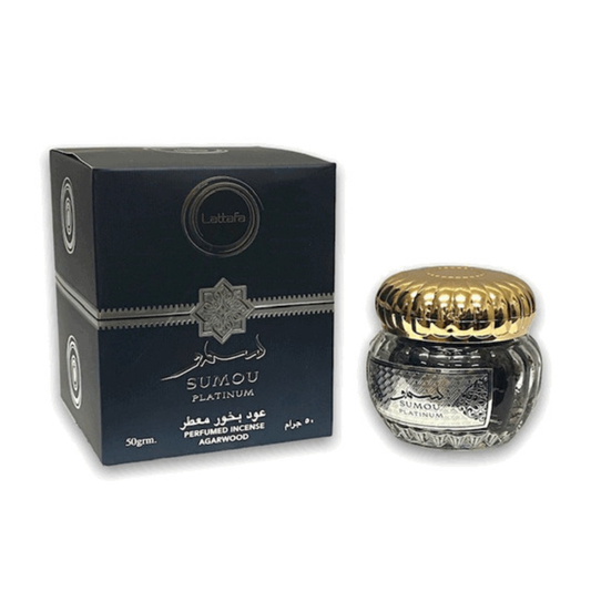 Lattafa Sumou Platinum Bakhoor Incense 50g Lattafa